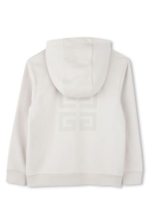 White organic cotton blend hoodie GIVENCHY KIDS | H30703184